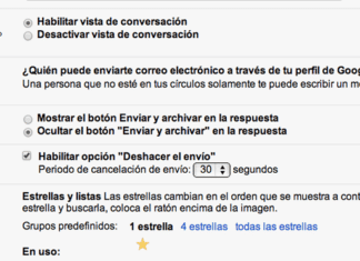 Opción de no recibir correos automáticos desde Google+