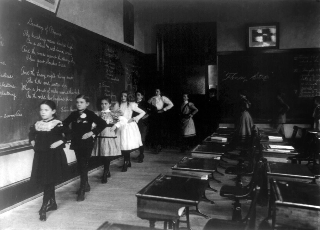 White school children, de Frances Benjamin Johnston