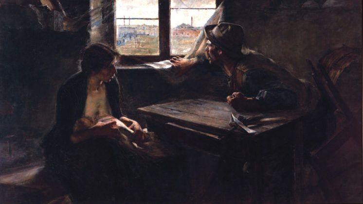 'Sin pan y sin trabajo', de Ernesto de la Cárcova (1892-1893)